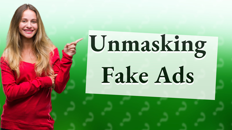 Unmasking Fake Ads