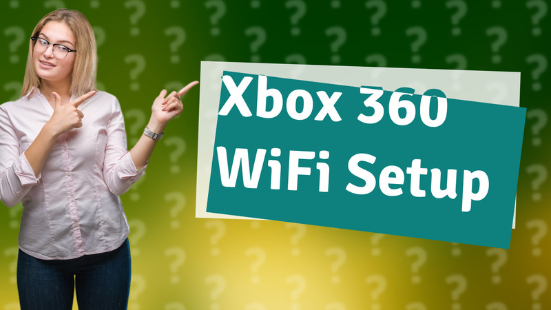 Xbox 360 WiFi Setup