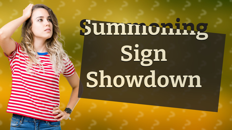 Summoning Sign Showdown