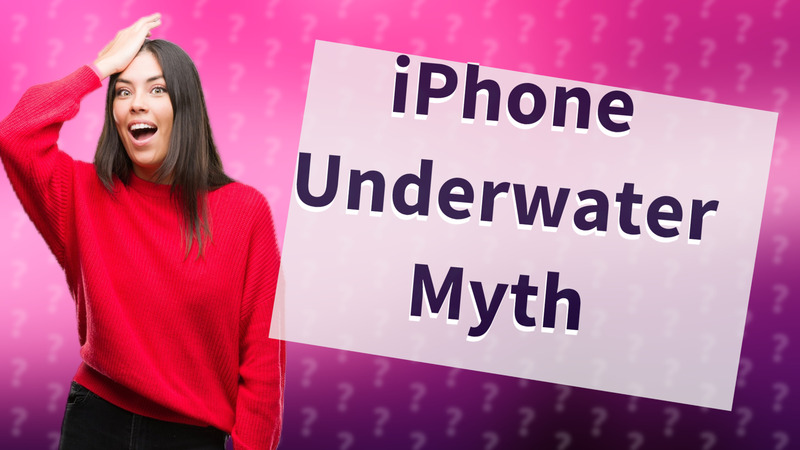 iPhone Underwater Myth