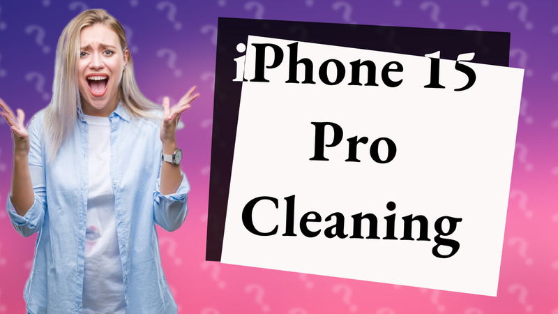 iPhone 15 Pro Cleaning