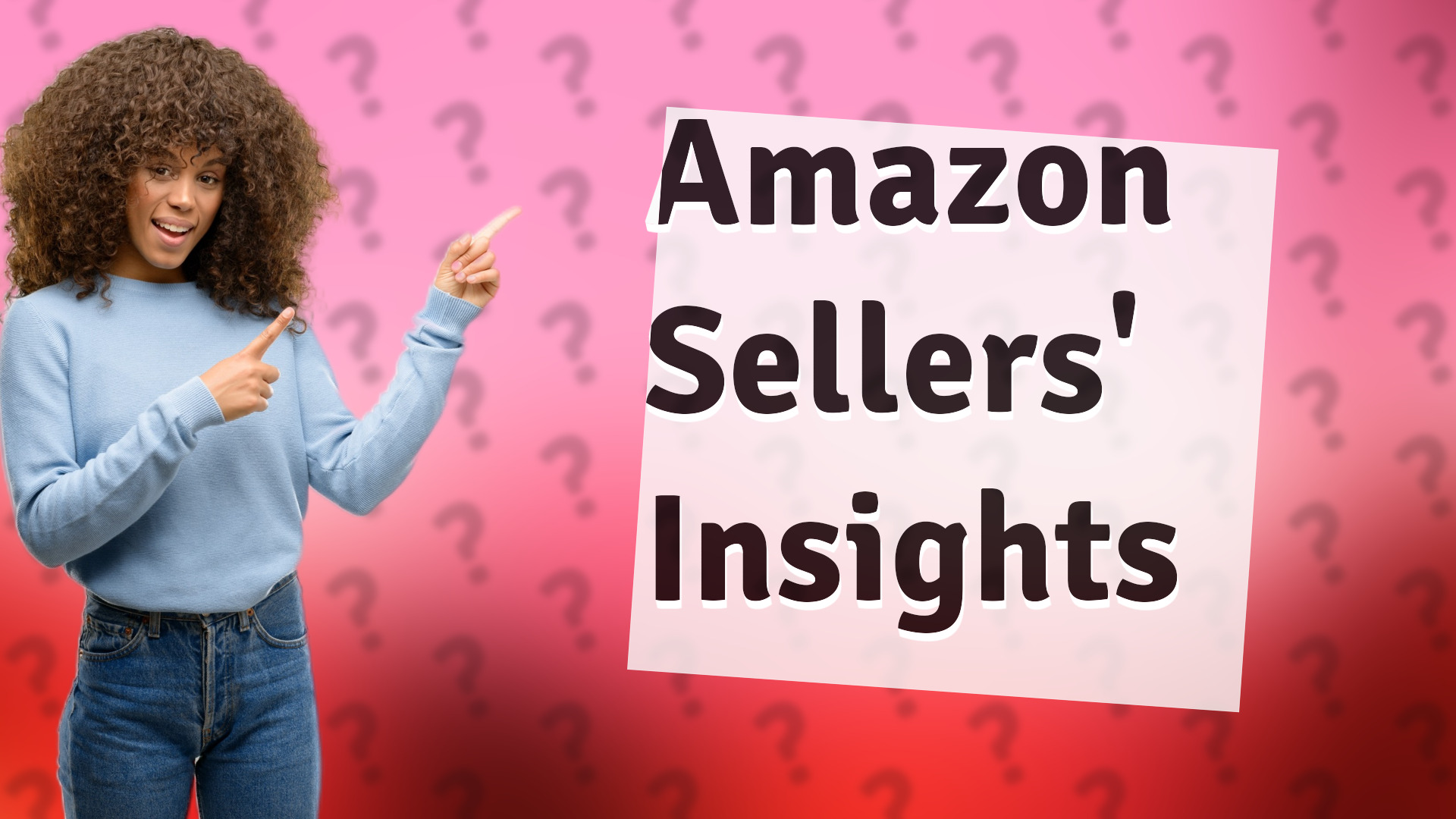 Amazon Sellers' Insights