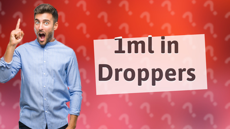 1ml in Droppers
