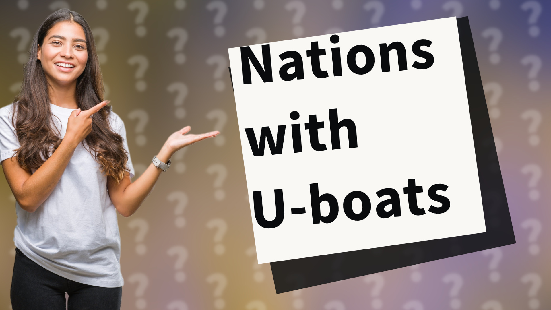 Nations with U-boats