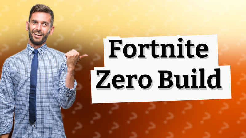 Fortnite Zero Build