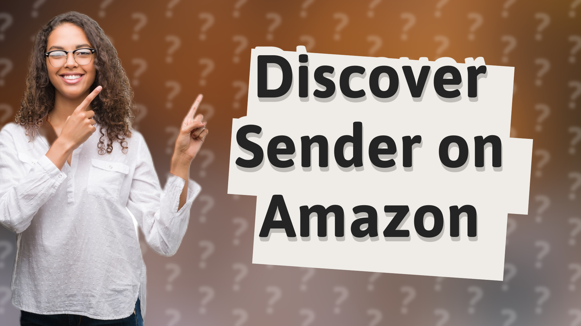 Discover Sender on Amazon
