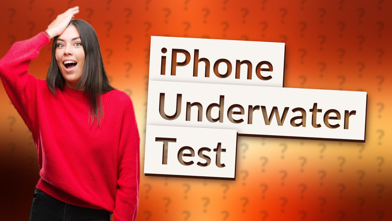 iPhone Underwater Test