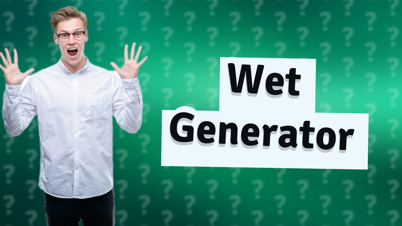 Wet Generator