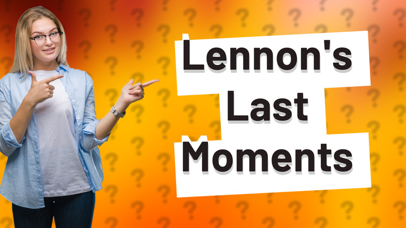 Lennon's Last Moments