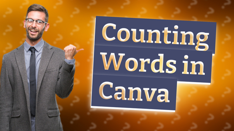 Counting Words in Canva