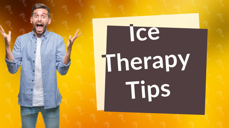 Ice Therapy Tips
