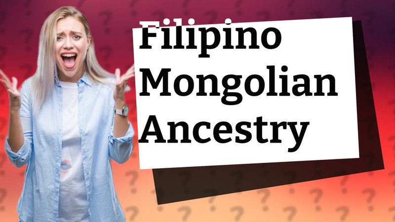 Filipino Mongolian Ancestry