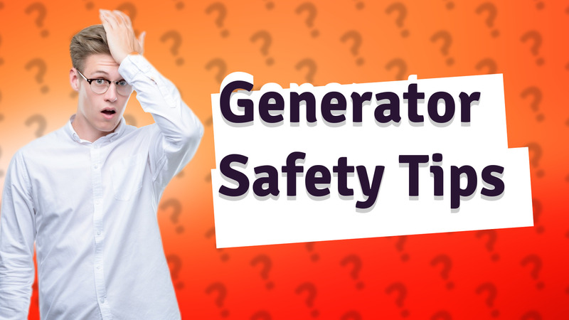 Generator Safety Tips