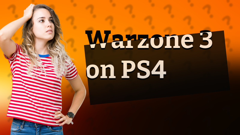 Warzone 3 on PS4