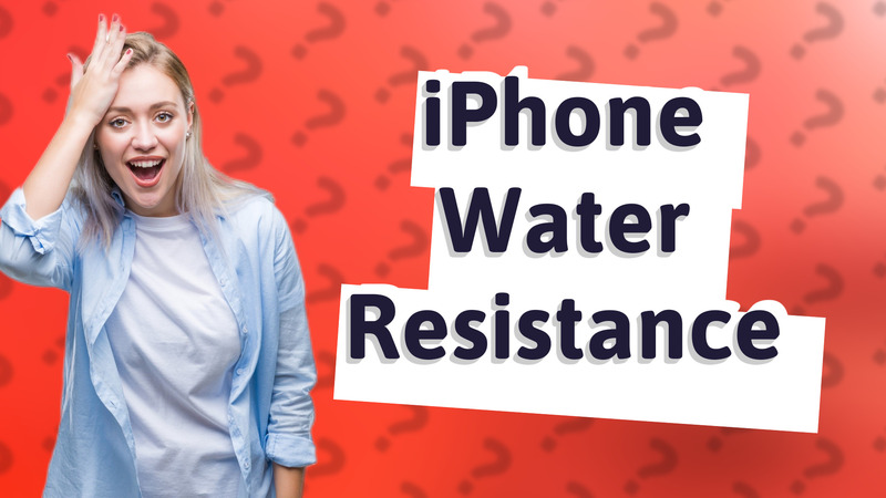 iPhone Water Resistance
