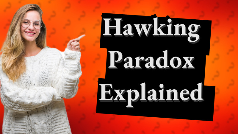 Hawking Paradox Explained