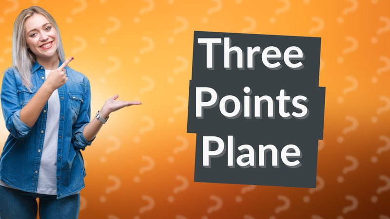 Three Points Plane