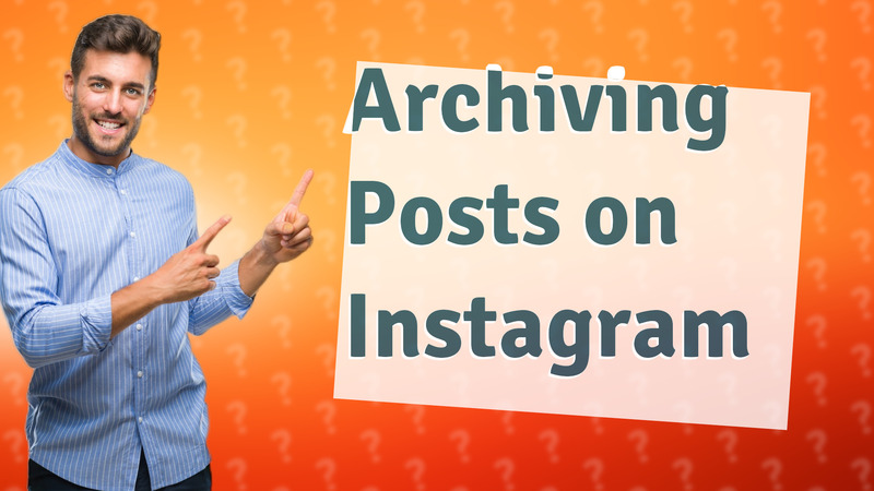 Archiving Posts on Instagram