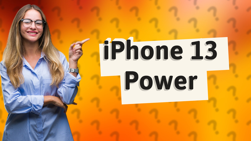 iPhone 13 Power