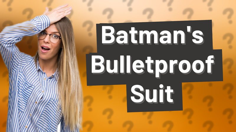 Batman's Bulletproof Suit