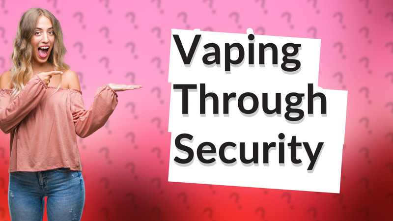 Vaping Through Security