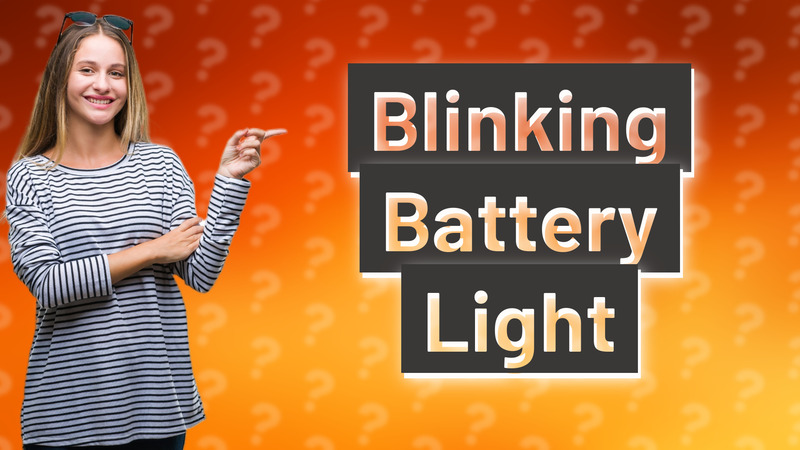 Blinking Battery Light