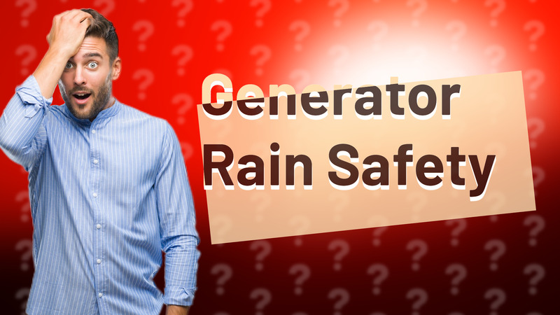 Generator Rain Safety