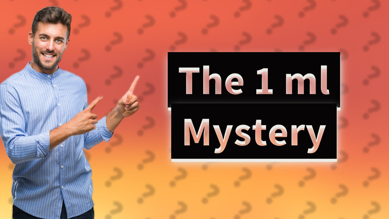 The 1 ml Mystery