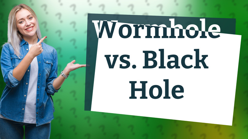 Wormhole vs. Black Hole