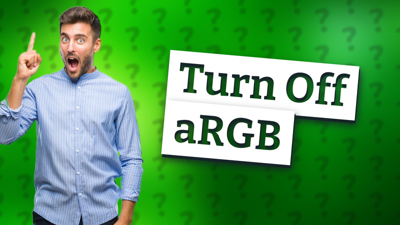 Turn Off aRGB