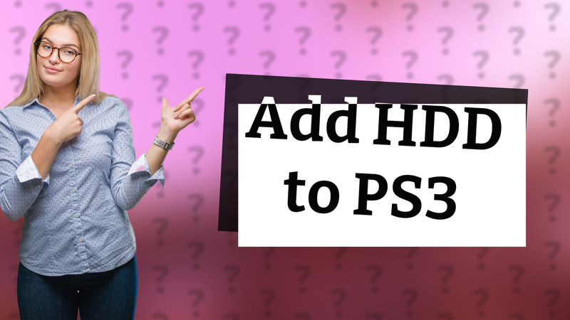 Add HDD to PS3