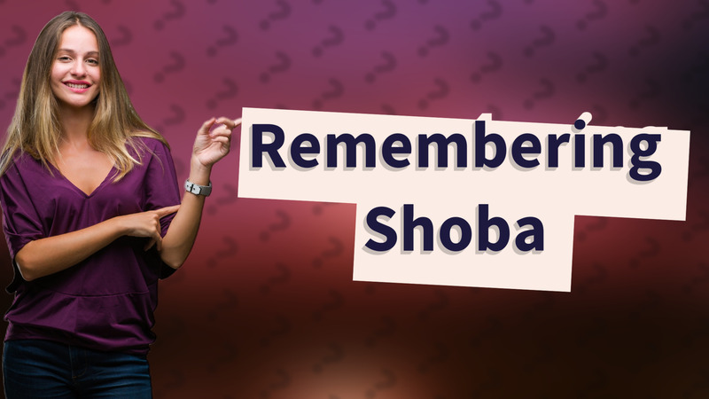 Remembering Shoba