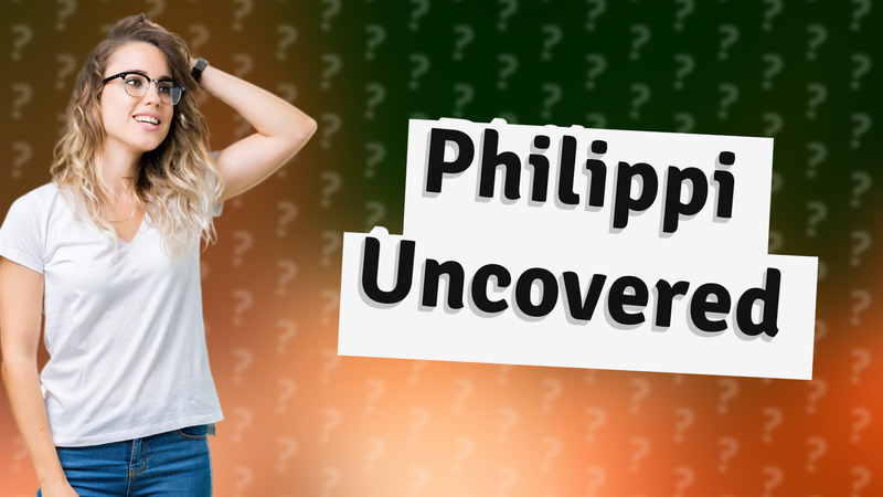Philippi Uncovered