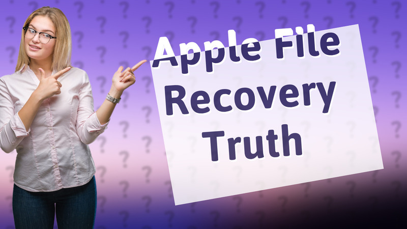 Apple File Recovery Truth