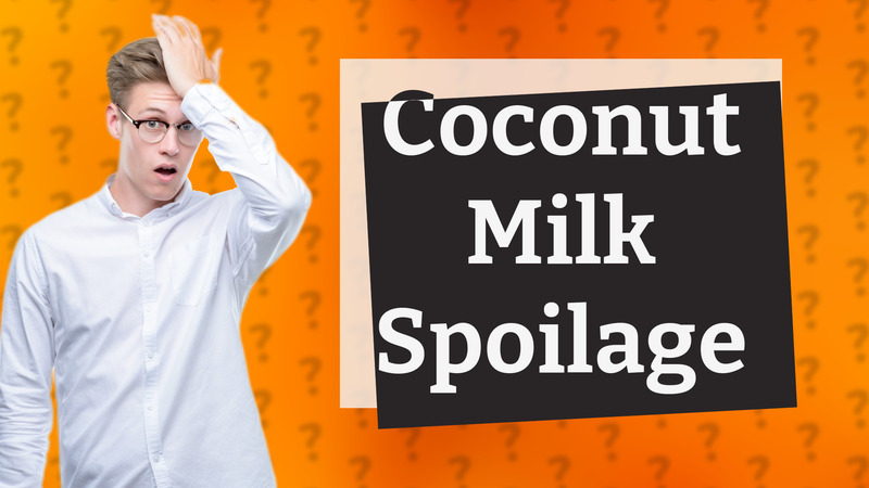 Coconut Milk Spoilage