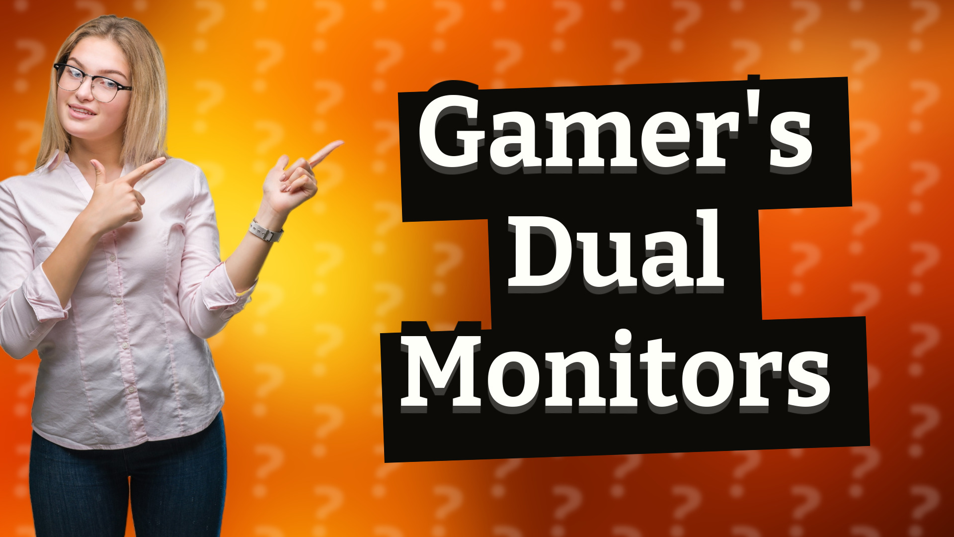 Gamer's Dual Monitors
