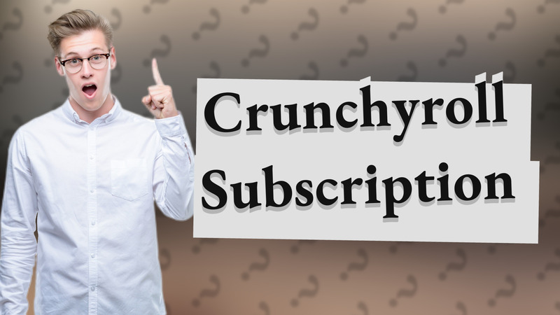 Crunchyroll Subscription