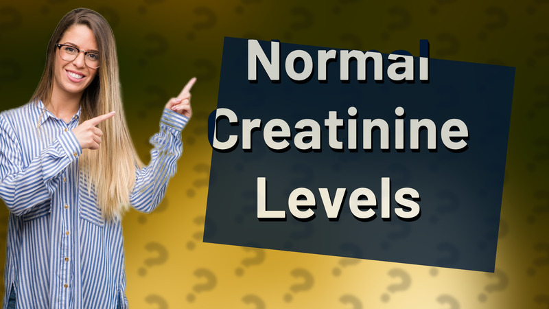 Normal Creatinine Levels