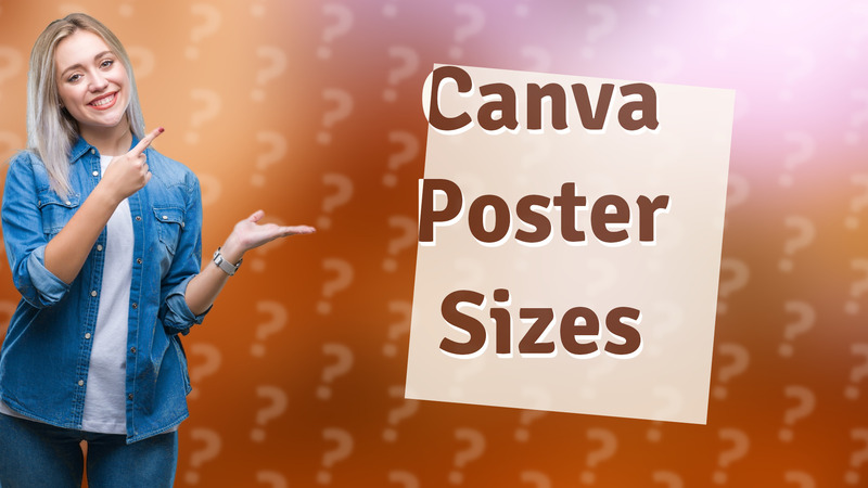 Canva Poster Sizes