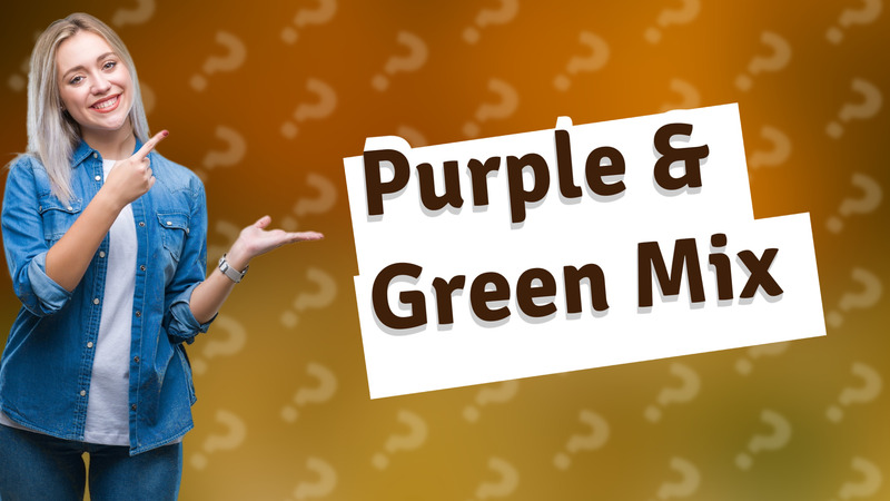 Purple & Green Mix