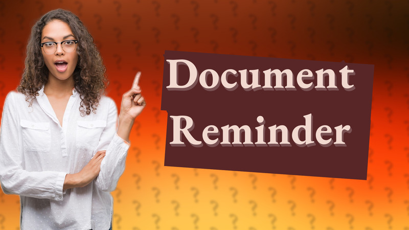 Document Reminder