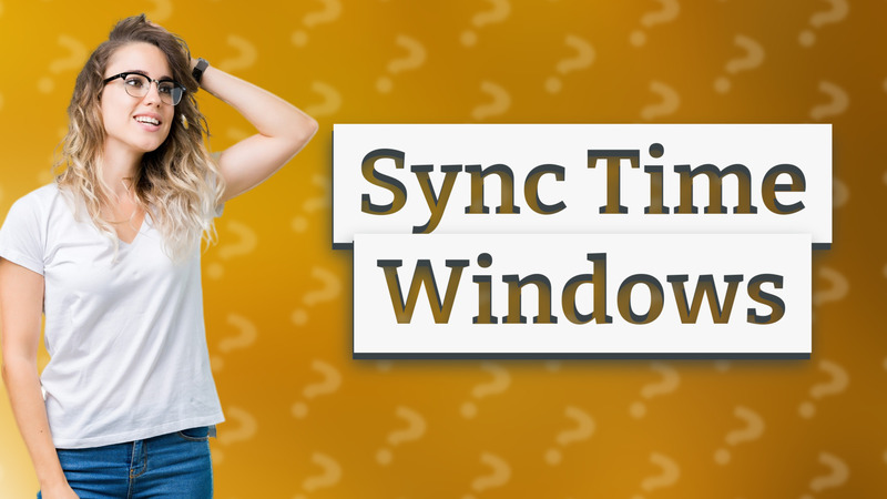 Sync Time Windows