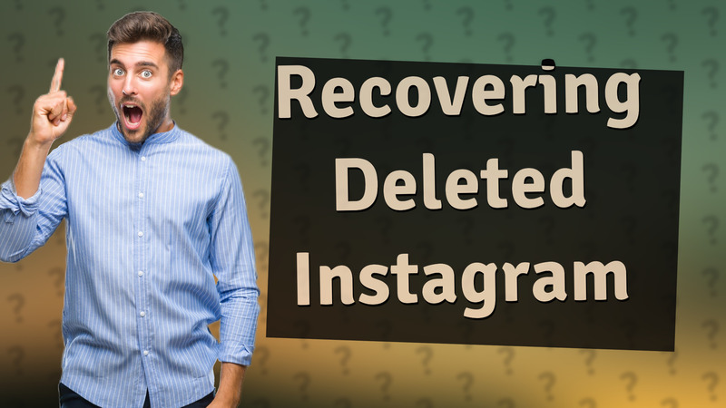 Recovering Deleted Instagram