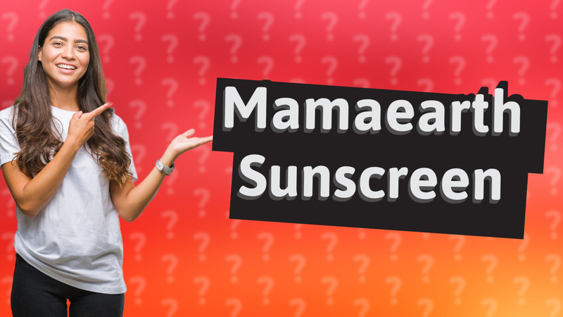 Mamaearth Sunscreen
