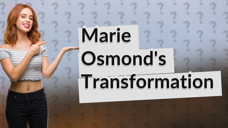 Marie Osmond's Transformation