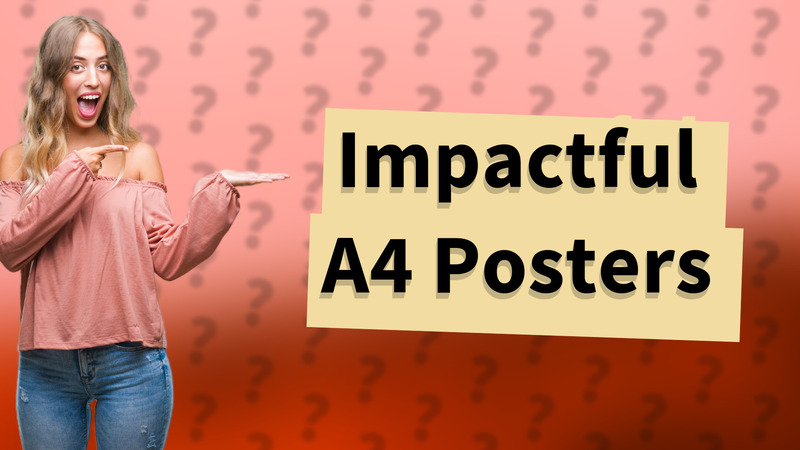 Impactful A4 Posters