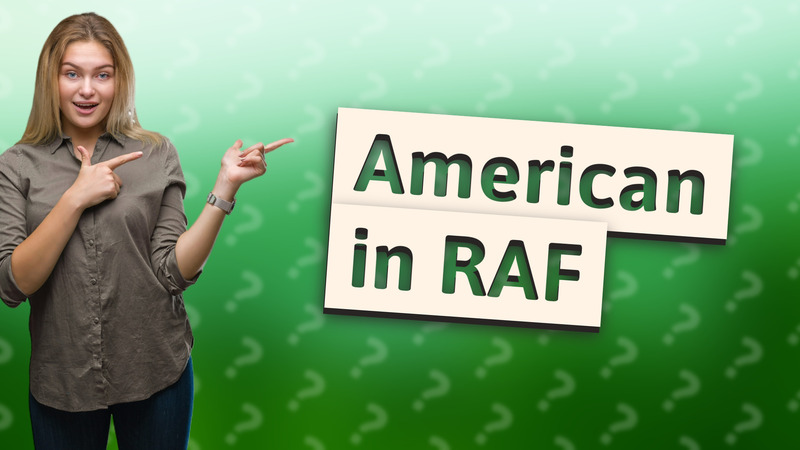 American in RAF