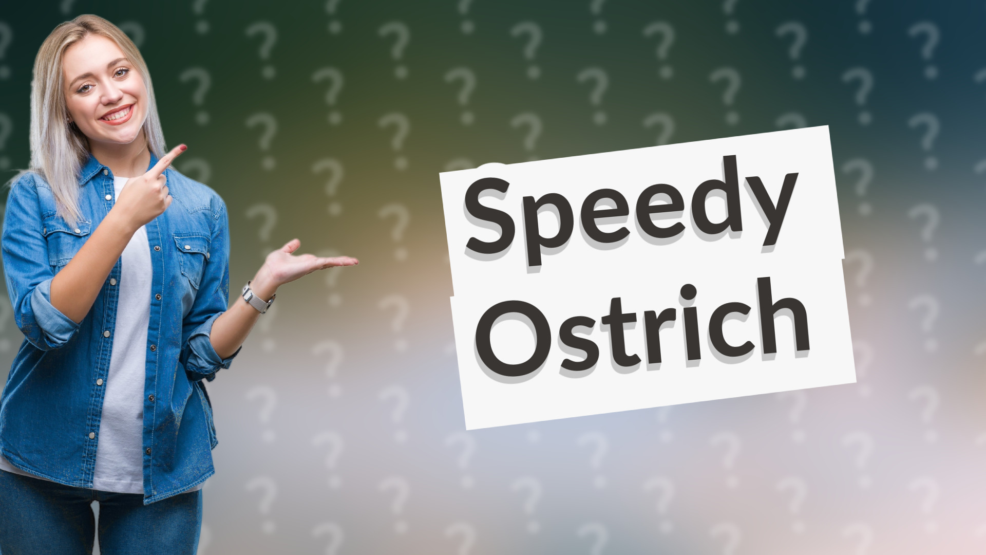 Speedy Ostrich