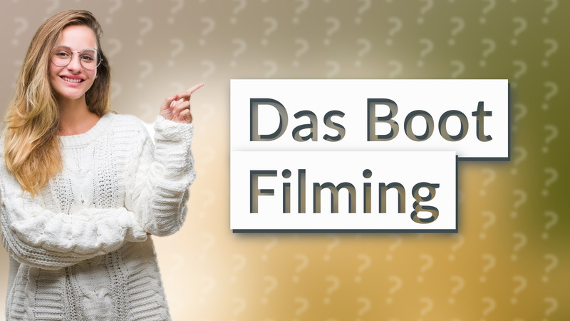 Das Boot Filming