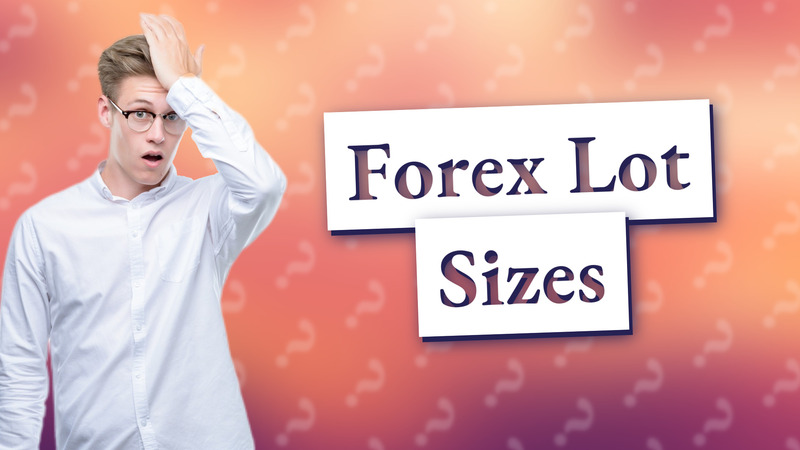 Forex Lot Sizes